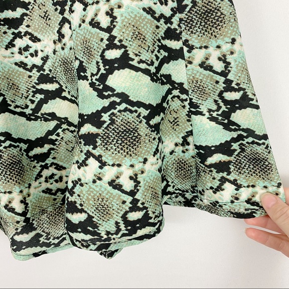 Show Me Your MuMu Python Print Skater Skirt - Picture 6 of 10